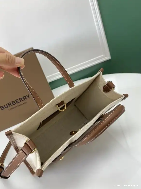 Official FirstBag Ru BURBERRY TOTE Mini Freya 0528